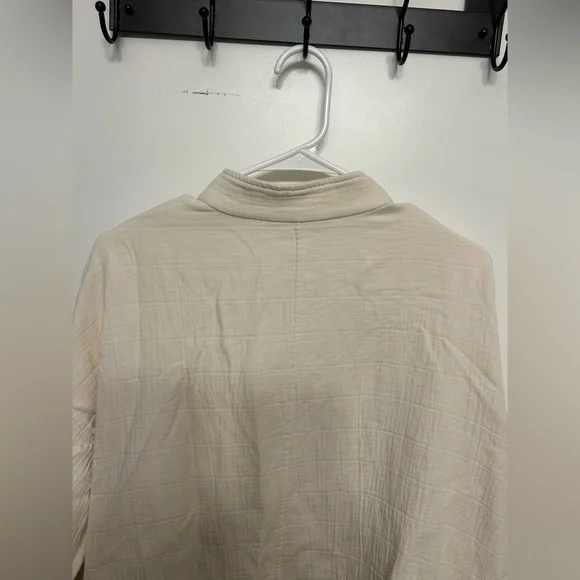 Eileen Fisher Mandarin Collar Channel Snap Jacket